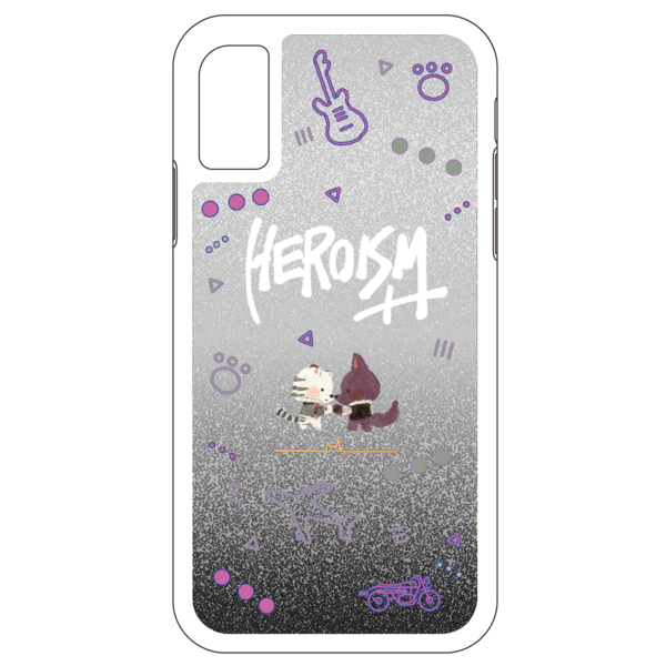 スタミュ 【iPhoneX/Xs専用】グリッターiPhoneケース/HEROISM++