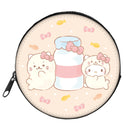 しろたん × サンリオキャラクターズ コインケース / しろたん×ハローキティ