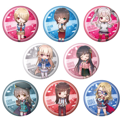 ヘブンバーンズレッド　トレーディングてへぺりんこキラキラ缶バッジ（単品）